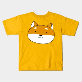 Cute Shiba Face Kids T-Shirt